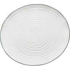 Тарелка Водоворот, 31 х 3 х 31 см, белая Kare