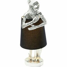 Лампа настольная Обезьяна, 23 х 56 х 23 см, серебряная/черная Kare