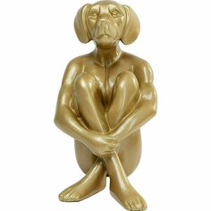 Статуэтка Собака-Гангстер, 45 х 80 х 66 см, золотая Kare