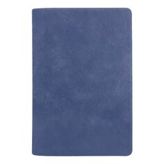 Ежедневник полудатированный Infolio Soft, синий, 140х200 мм, 320 стр, интегральный переплет