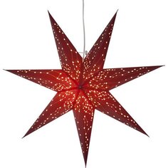 Декоративная подвеска звезда Galaxy, красная, 60 см Star Trading