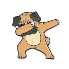 Металлический значок Krumpy Socks Dog dab