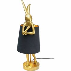Лампа настольная Kare Rabbit коллекция Кролик, золотой черный, 23 х 68 х 26 см