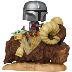 Фигурка POP Deluxe: Mandalorian- Mando on Bantha w/ Child Funko