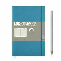 Блокнот Leuchtturm1917, в линейку, 61 лист, В6, нордический синий