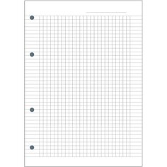 Сменный блок Be Smart Basic, в клетку, 80 листов, 14 х 20 х 1 см