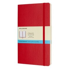 Блокнот Moleskine Classic Soft Large, 130 х 210 мм, 192 страниц, пунктир, мягкая обложка, красный