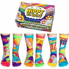 Носки Hippy Go Lucky, 3 пары, размер 37-42 Sock Academy