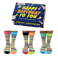 Носки Happy Birthday, 3 пары, размер 39-46 Sock Academy