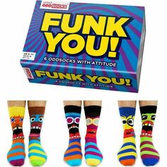 Носки Funk You!, 3 пары, размер 39-46 Sock Academy