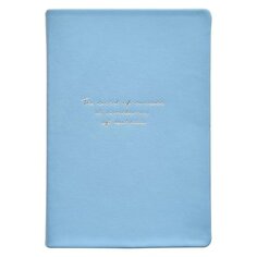 Ежедневник полудатированный Infolio, коллекция Quote, 14 х 20 см, 320 страниц, интегральный переплет, голубой