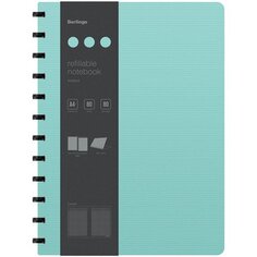 Бизнес-тетрадь Berlingo Instinct, в клетку, на кольцах, 80 листов, А4+, мятная