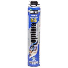 Пена монтажная Irfix, профессиональная, 65 л, 800 мл, Optima, зимняя, 10022