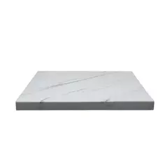 Столешница в ванную Scandi-60M 60x47 см искусственный камень цвет белый мрамор Без бренда