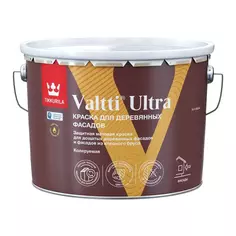 Краска для деревянных фасадов Tikkurila Valtti Ultra База С бесцветная матовая 9 л