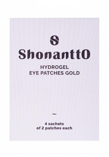 Патчи для глаз Shonantto Гидрогелевые Золотые (Hydrogel Eye Patches Gold sachet patchs)