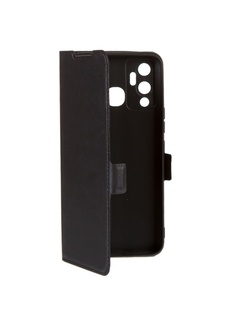 Чехол DF для Infinix Hot 12 Play Flip Black inFlip-09