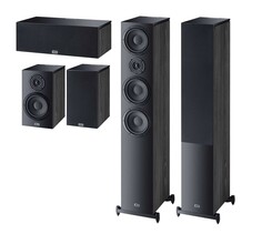 Комплекты акустики 5.0 Heco Aurora 700 Set 5.0 (700+300+Center) black