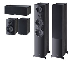 Комплекты акустики 5.0 Heco Aurora 1000 Set 5.0 (1000+300+Center) black