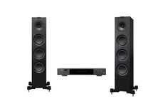 C напольной акустикой IOTAVX SA3 + KEF Q550 Satin Black