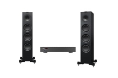 C напольной акустикой IOTAVX PA3 + KEF Q550 Satin Black