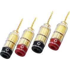 Разъемы и переходники Oehlbach EXCELLENCE Banana Solution Flex, 1,5mm2 - 6mm2 4pcs, D1C3022