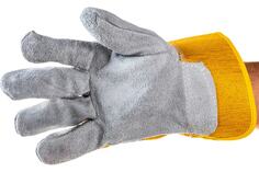 Перчатки Сибртех 679022 спилковые комбинированные, усиленные, размер XL
