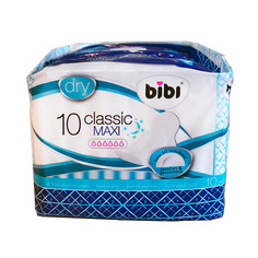 Прокладки гигиенические BIBI Прокладки для критических дней Classic Maxi Dry 10