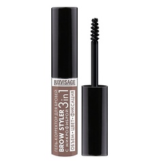 Гели для бровей LUXVISAGE Гель-корректор для бровей с микрофиброй "Brow styler"3in1