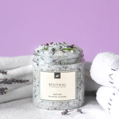 Соль для ванны BIOTHAL Соль для ванн Розмарин Лаванда Bath Salt Rosemary Lavender 500