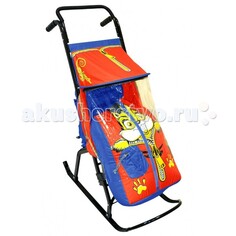 Санки-коляски Санки-коляска R-Toys Снегурочка 2-Р Бельчонок