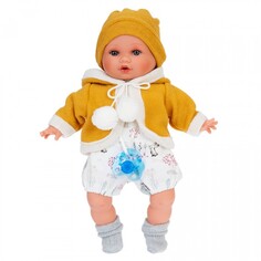 Куклы и одежда для кукол Munecas Antonio Juan Кукла Инесса в желтом озвученная 30 см