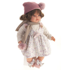 Куклы и одежда для кукол Munecas Antonio Juan Кукла озвученная Иса с шарфом мягконабивная 42 см