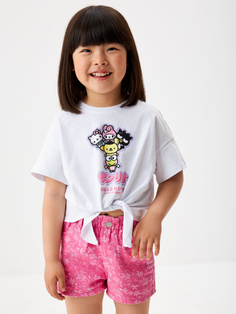 Укороченная футболка с принтом Hello Kitty and Friends для девочек Sela