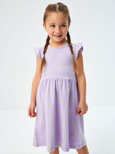 Трикотажное платье с принтом для девочек Sela