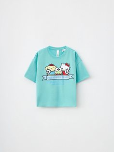 Укороченная футболка с принтом Hello Kitty для девочек Sela