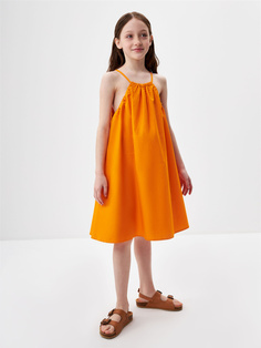 Платье с горловиной халтер для девочек Sela