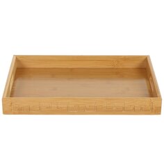 Поднос дерево, текстиль, 40х28х5 см, прямоугольный, Y4-4364