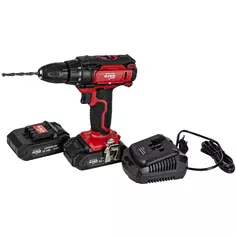 Дрель-шуруповерт аккумуляторная Elitech ДА 18СЛ 18 В 2x2 Ач