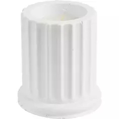 Свеча в гипсе Колонна-2 белая 8 см Эвис