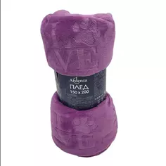 Плед Lapa 150x200 см фланель цвет пурпурный Ardenza