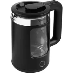 Электрический чайник Energy E-256 1.5 л стекло цвет черный Без бренда