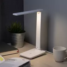 Настольная лампа светодиодная Эра LED-506-10W-W регулируемый белый свет цвет белый ERA