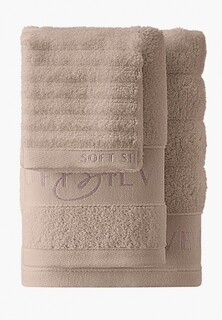 Набор полотенец Soft Silver для ванной 3 шт. (30х50 см, 50х90 см, 70х140 см)