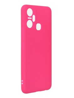 Чехол Neypo для Infinix Smart 6 Plus Soft Matte Silicone с защитой камеры Bright Pink NST59943