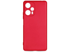 Чехол DF для Poco F5 Pro Silicone Red poCase-15