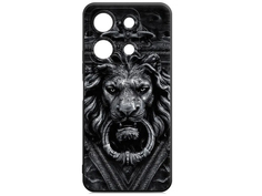 Чехол DF для Infinix Note 30 Silicone Print Art034 Black inCase-25