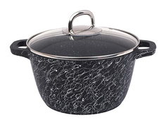 Кастрюля Kukmara Грация 3.5L Black-Silver кчс35а