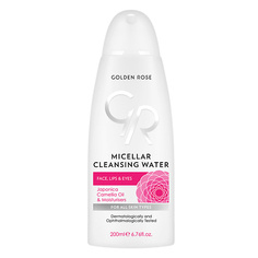 Мицеллярная вода GOLDEN ROSE Вода мицелярная для лица, губ и глаз MICELLAR CLEANSING WATER 200.0