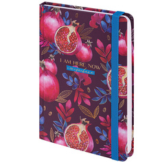 Блокноты и записные книжки BRAUBERG Ежедневник недатированный с резинкой А5 Pomegranate